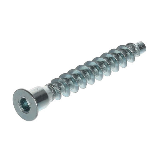 Riex JD65 Bevestigingsschoef met HEX drive 7 x 50 mm (250 stks), Wit verzinkt