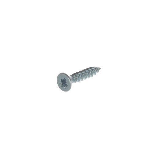 Riex Screw 3x16 mm, PZ, șurub cap înecat, cutie 1000 buc, zinc alb