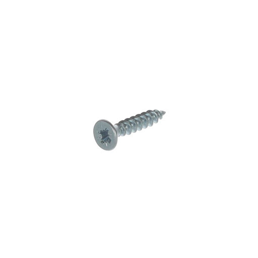 Riex Schrauben 3,0x16 mm, PZ, Senkkopf, Weiß verzinkt (Packung 1000 Stück)