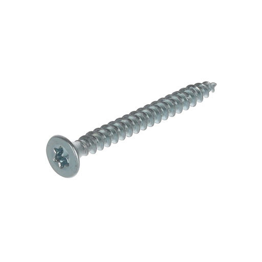 Riex Screw 4,0x40 mm, TX (T20), countersunk, zinc white (500 pcs pack)