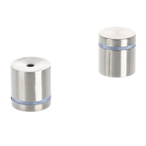 Riex JK30 Glass connector D25xH25, stainless steel imitation