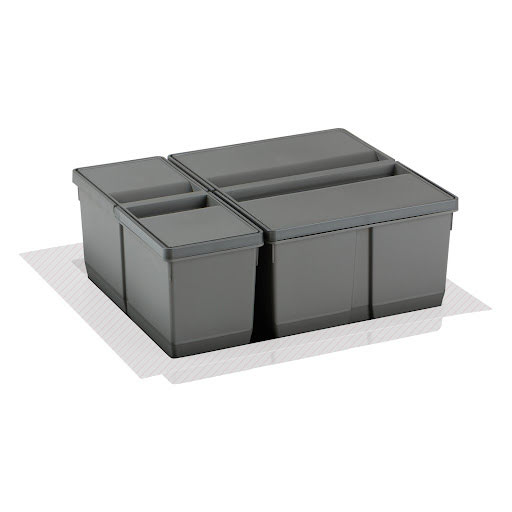 Riex GN09 sorter- bins for 600, 1x20L+1x9L, H209, anthracite