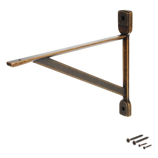 Citterio Giulio JK59 Console étagère 184x235 mm, visserie inclus, bronze patiné 