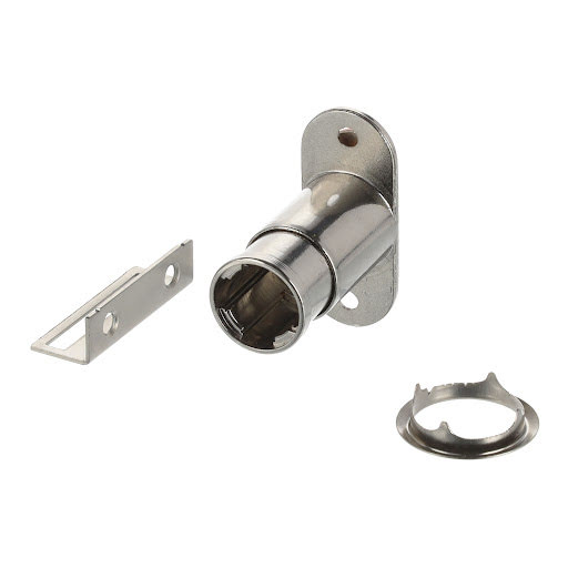 Riex EP58 Push and turn lock, nickel plated