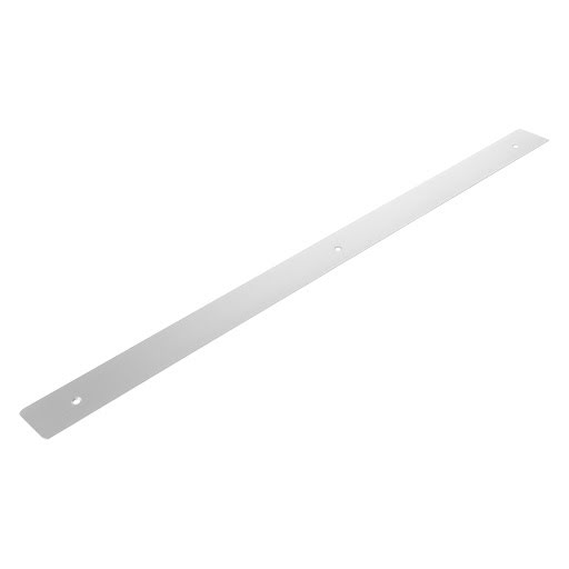 Riex GI37 Worktop end strip, right, R3, H38, 600 mm, anodised aluminium