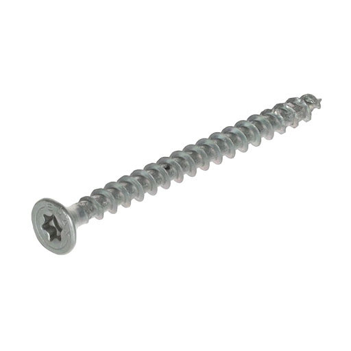 Spax Screw for chipboard, 4,0x50 mm, TX (T20), flat countersunk head, white zinc (500 pcs pack)