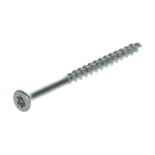 Spax Screw for chipboard, 3,5x50/32 mm, TX (T20), flat c. sunk h., partial thr. white z. (500 pcs pa