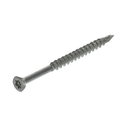 Vite Spax per MDF 3,5x50/35 mm, Torx testa svasata piatta, zinco bianco (confezione da 200 pz)