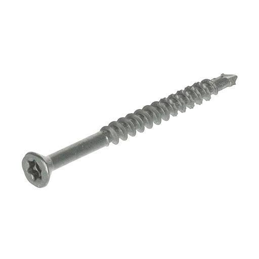 Vite Spax per MDF 4,0x50/35 mm, Torx testa svasata piatta, zinco bianco (confezione da 200 pz)