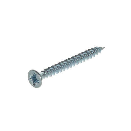 Riex Screw 3,5x35 мм, PZ, countersunk, box 1000 pcs, zinc белый