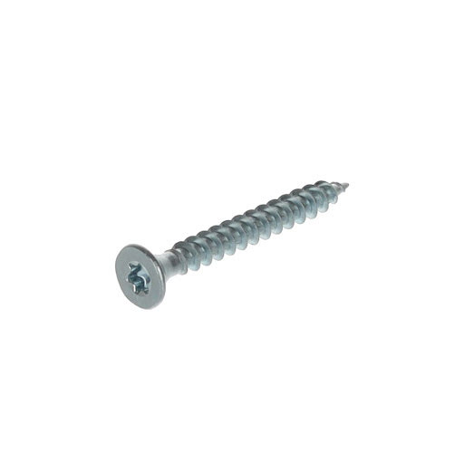 Riex Screw 3,5x30 mm, TX, tête fraisée, boite 1000 pcs, zingué blanc