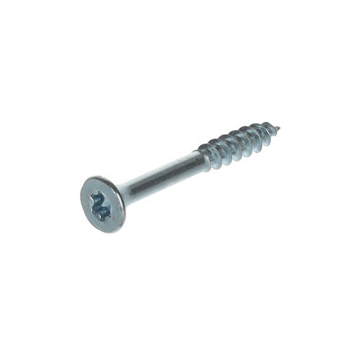 Riex Screw 4,0x33/14 мм, TX, countersunk, box 500 pcs, zinc белый (partial thread)