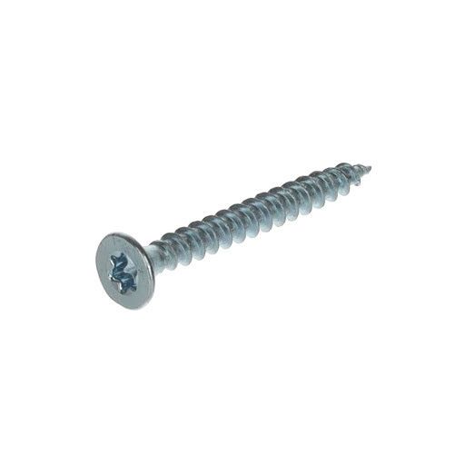 Riex Screw 4,0x35 mm, TX, tête fraisée, boite 500 pcs, zingué blanc