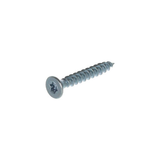 Riex Schraube 3,5x25 mm, TX, Senkkopf, Weiß verzinkt (Packung 1000 Stück)