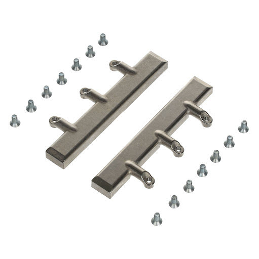 Kesse FREEflap, FREEswing, FREEslide - adapter for 20 mm aluminium frame fronts nickel-plated