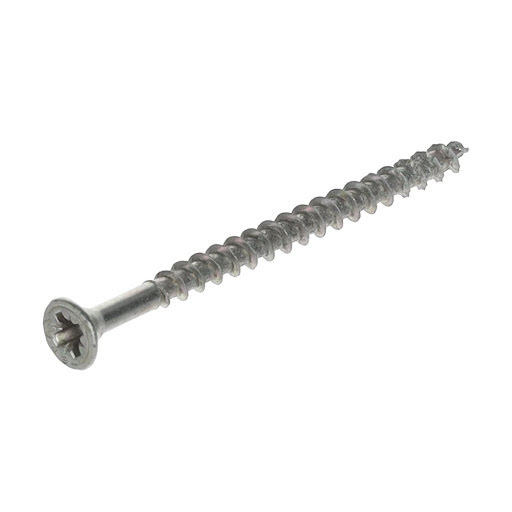 Spax Screw for chipboard, 3,5x50 mm, PZ2, flat countersunk head, full thrd, white zinc (500pcs pack)