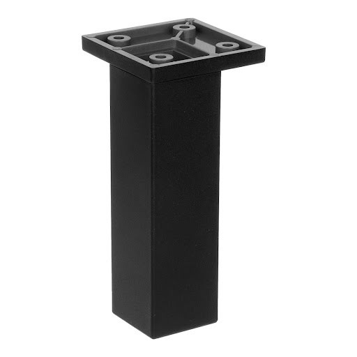 Riex GR76 Furniture leg, 33x33 mm, H120, black