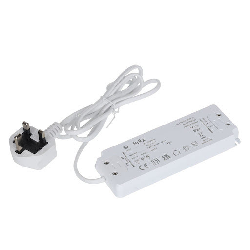 Riex EL25 LED Driver LED 24 V, 100 W, garanție 5Y, priză UK