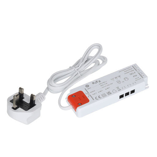 Riex EL17 LED Netzgerät 12 V, 15 W, 5 Anschlüsse MINI, UK Stecker