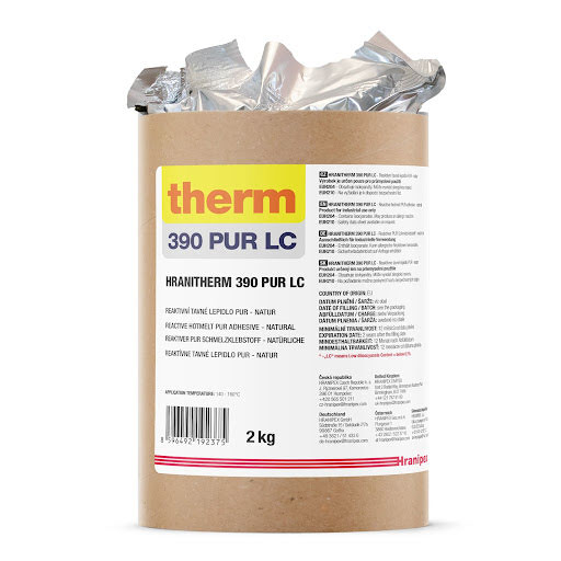 Hranitherm 390 PUR LC natur - tavné lepidlo