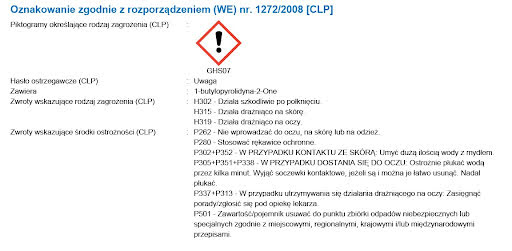 EC020101G00005 HRANICLEAN 04 - Cleaner of Hardened PUR Glue