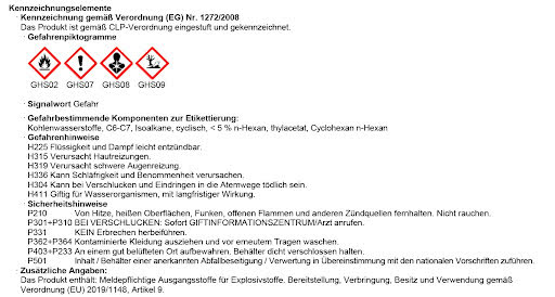 EC020103G00002 JOWAT 401.10 Diluent