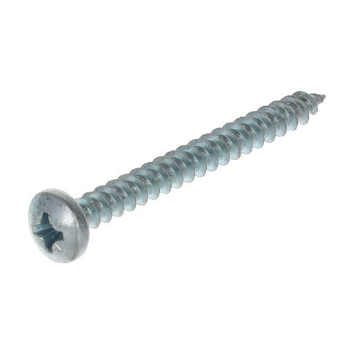 Riex Screw 5,0x50 mm, PZ, tête bombée, boite 500 pcs, zingué blanc