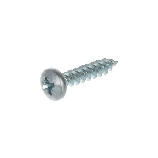 Riex Schroeven 4,0 x 30 mm, PZ-drive, Bolle kop, 1000 stks, Wit zink