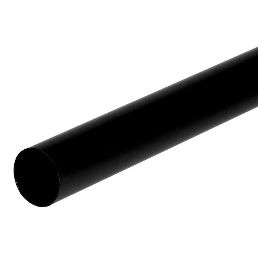 Riex VT23 Wardrobe bar, round, diameter 25 mm, 0,7 mm, 3000 mm, matt black