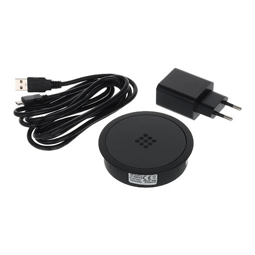 ASA Plastici Versacharger, wireless fast charger, matt black ring + black disk, set