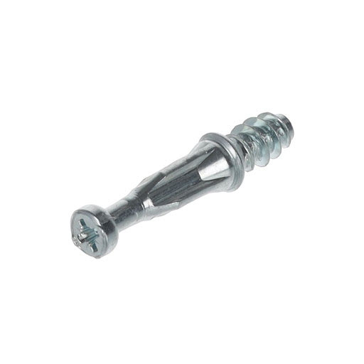 Riex JC25 Cam pin dowel with 4 ribs, L24, Euroscrews, 5 mm