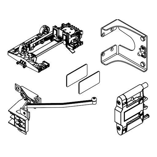 Hawa Folding Concepta III 25 Push, slide-in set, left