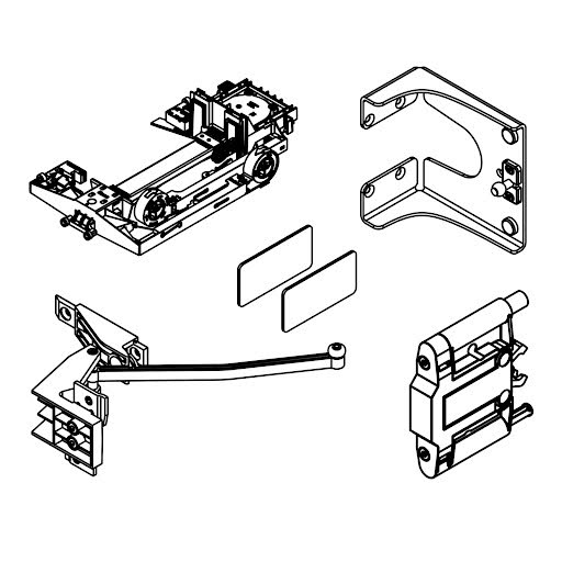 Hawa Folding Concepta III 25 Push, slide-in set, right