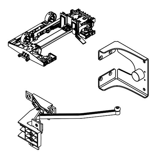 Hawa Folding Concepta III 20/25 Pull, slide-in set, left